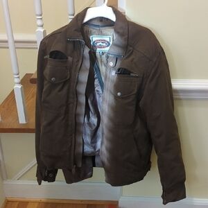 Men's Brown Motorcycle Jacket